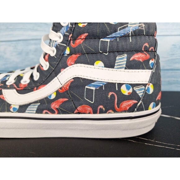 Vans Sk8-Hi Flamingo Beach High Top Skate Shoes Sz 11.5 main image 9